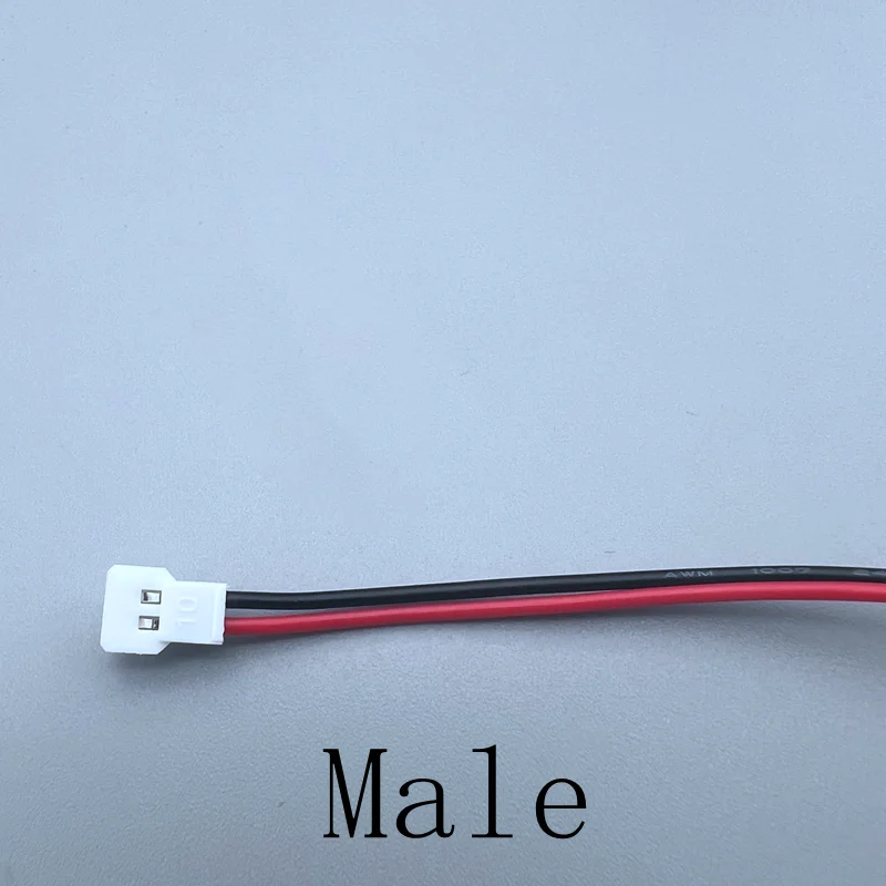 10PCS 51005 51006 MX 2.0mm pitch 2p  aerial docking male and female docking Battery Charging Cable connection UL1007 26AWG 15CM