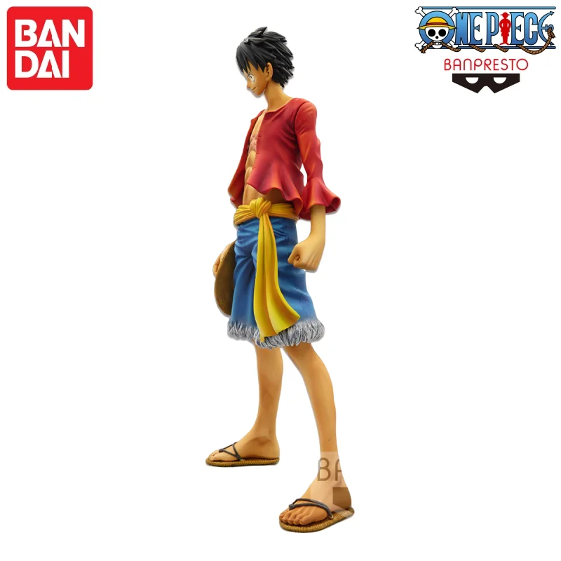 In Stock Bandai Banpresto Original One Piece Master Stars Piece Monkey D Luffy Doll Brand New Boxed Anime Characters Model