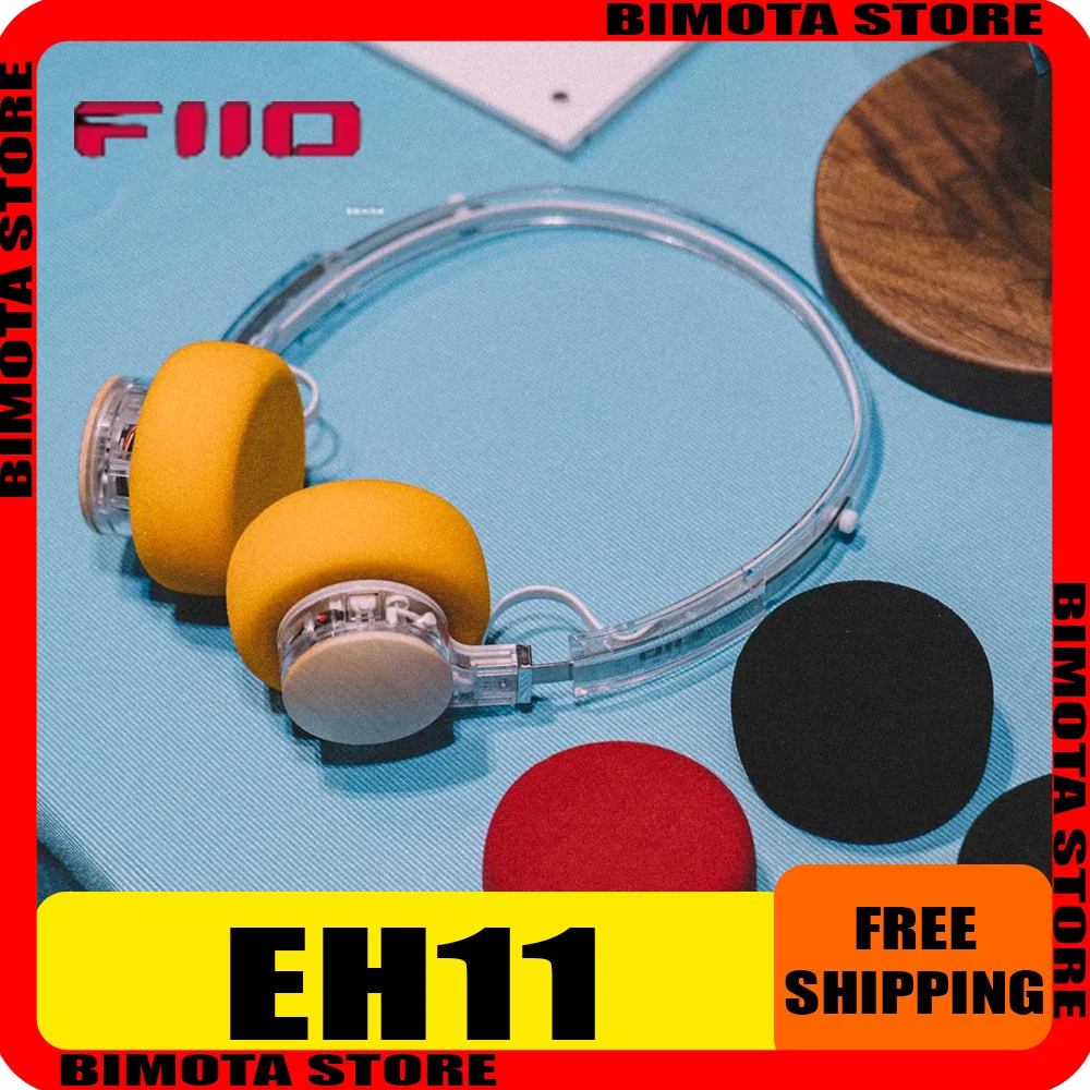 

Наушники FiiO EH11 Retro с поддержкой LDAC, Bluetooth 6.0, компактный дизайн, накладные, с 40-мм динамическим драйвером, механический корпус