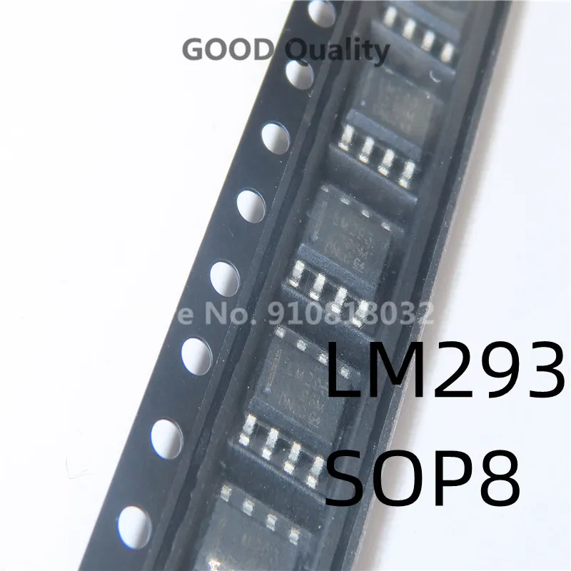 10PCS/LOT LM293  LM293DR SOP-8 Voltage comparator In Stock