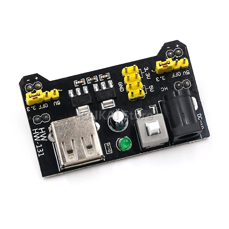 MB102 Breadboard Power Supply Module /MB102 white Breadboard Dedicated Power Module 2-way 3.3V 5V MB-102 Solderless Bread Board