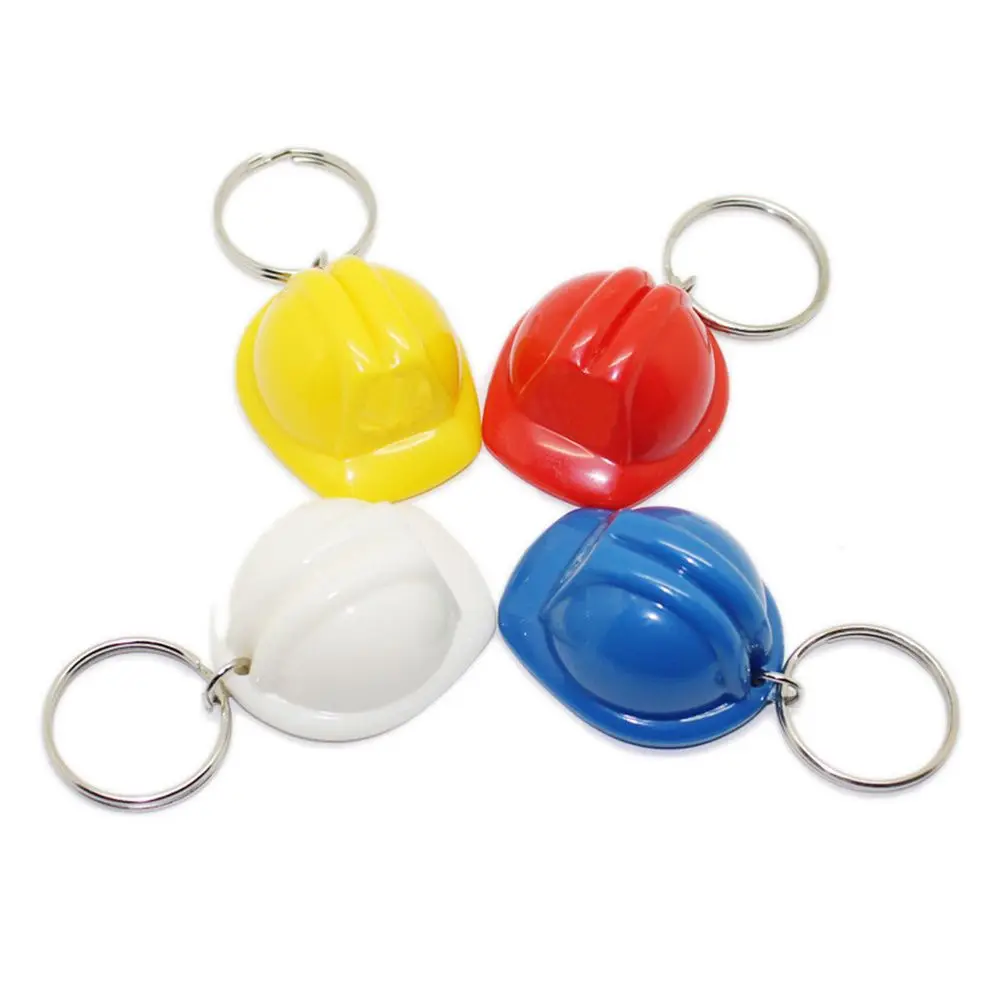 Key Rings Anti-lost 3D Three-dimensional Interior Accessories Key Pendant Helmet Keyring Hat Keychain Helmet Keychain