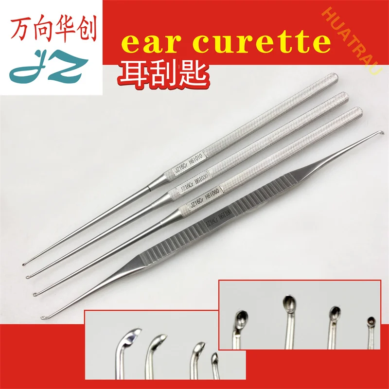 Admiralty medical ear scraper, internal auditory canal foreign body scraper, cleaning earwax scoop, micro-otology surgical instr