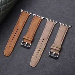 Leather Silicone Band for Apple Watch Strap Ultra 49mm 44mm 40mm 46mm 42mm 41mm 45mm Bracelet IWatch Series 10 9 8 7 3 456 Se 2
