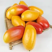 Simulation Fruit Model Fake Mango Ornaments 12cm Artificial Mango Fruit Photo Props Fruit Shop Decor Model Window Display Props
