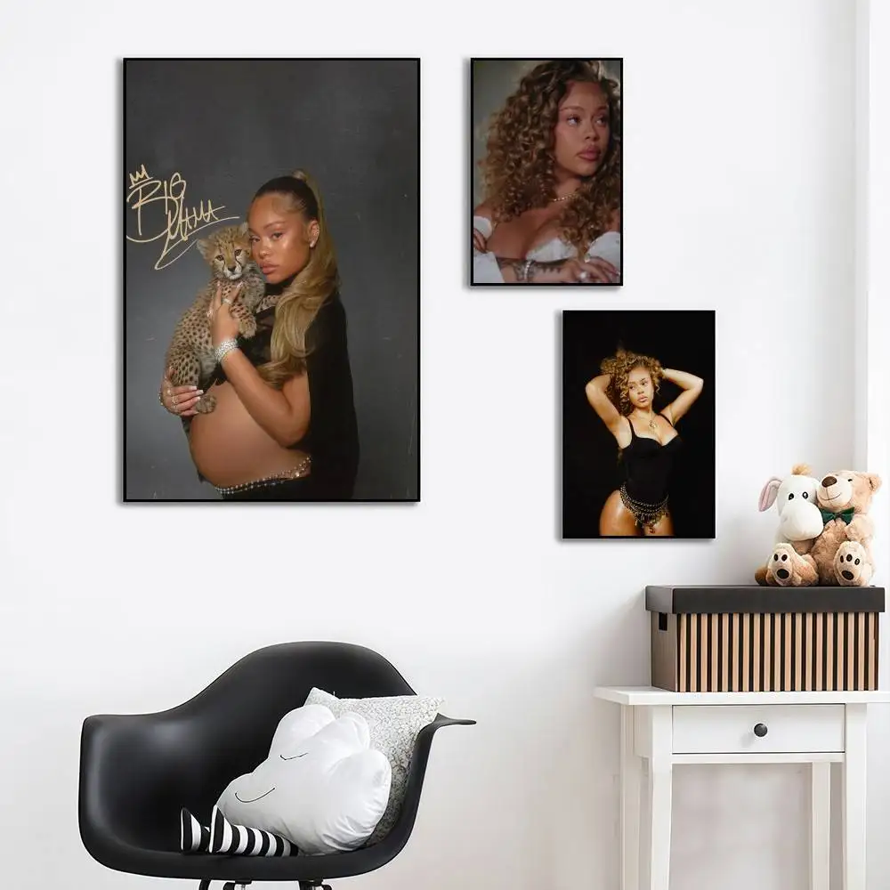 Singer Latto Big Mama High-Definition Poster Sticker, Sprucing Up Home and Room Walls, Available in Diverse Styles.