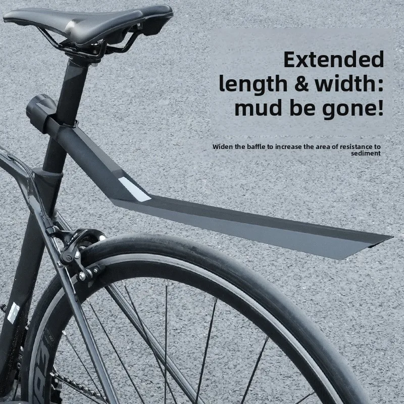 

MTB Bicycle Rear Fender Mountain bike Mudguard Quick-release Universal Road Bike Fender Reflective Mud Guard Bike Accessories