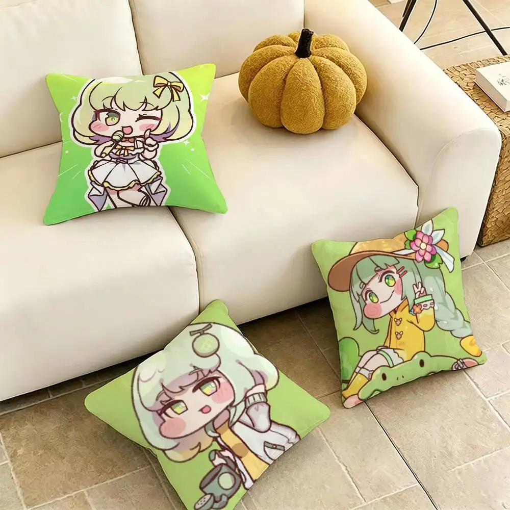 

Trickcal C-Chibi Go Game Square Double-Sided printed Pillow Case Bedroom Bedside Pillow Sofa Cushion Cover Gift
