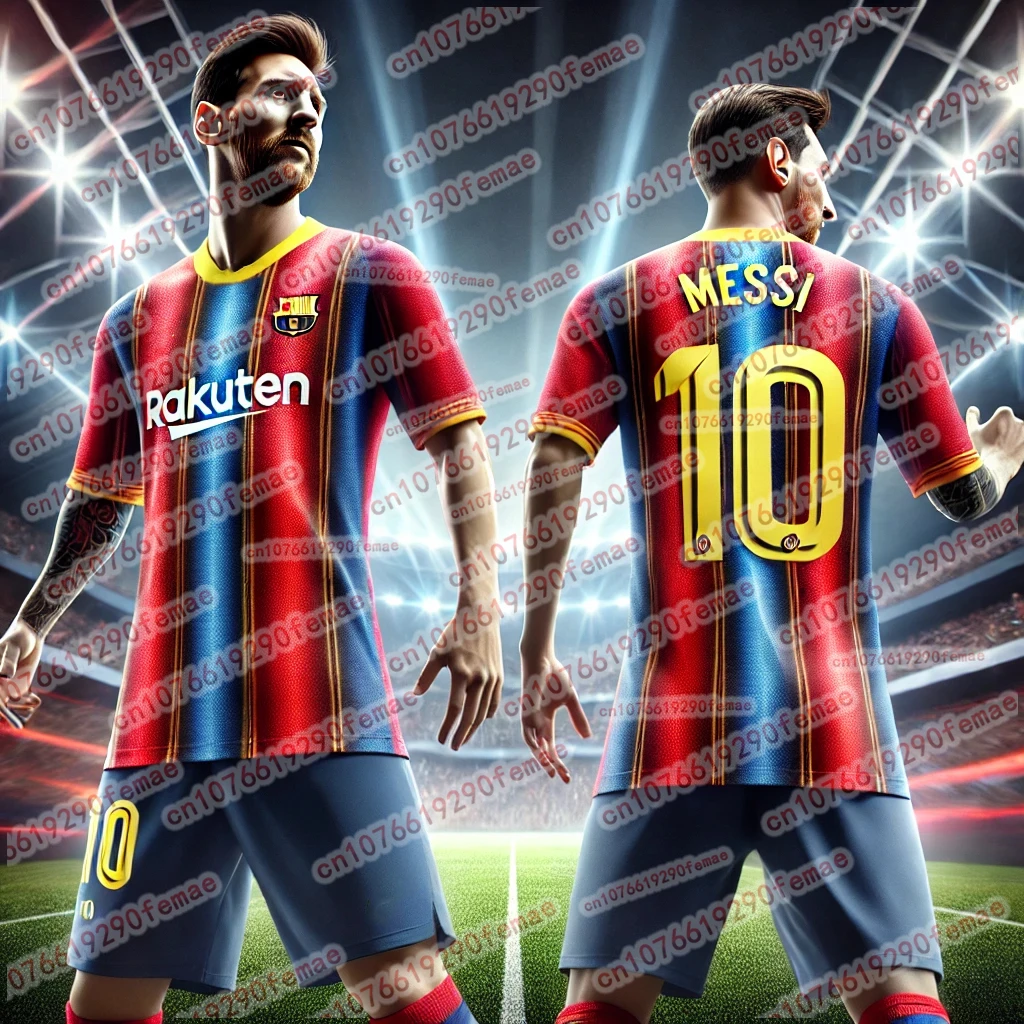 الصيف الساخن بيع ميسي أزياء الرياضة جيرسي التذكارية قميص يوميا تنفس التجفيف السريع مريحة تي شيرت