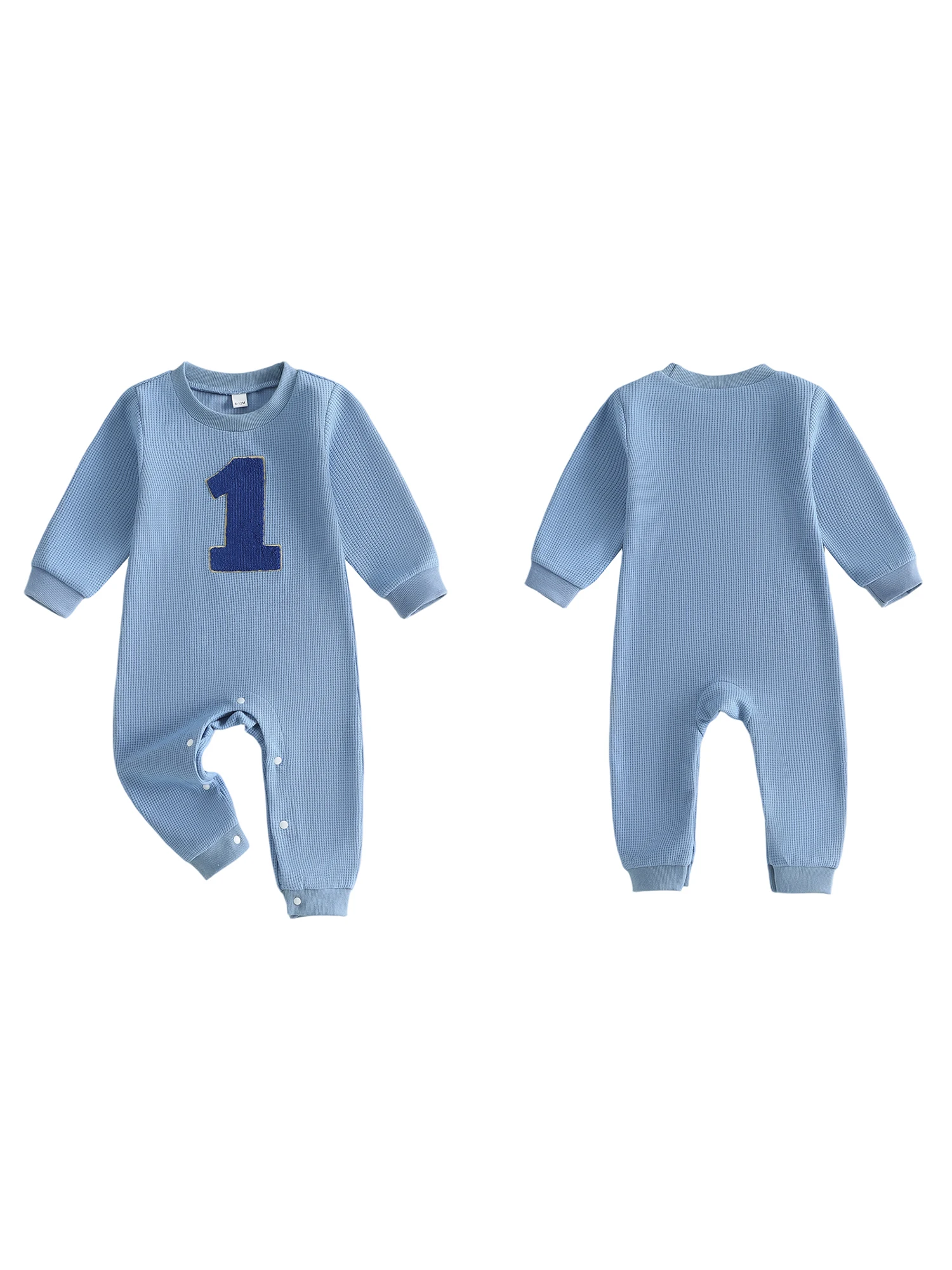 

Adorable Baby Girl Birthday Hooded Romper with Sparkly Number Applique and Ruffle Trim for Infant Toddler Party Outfit
