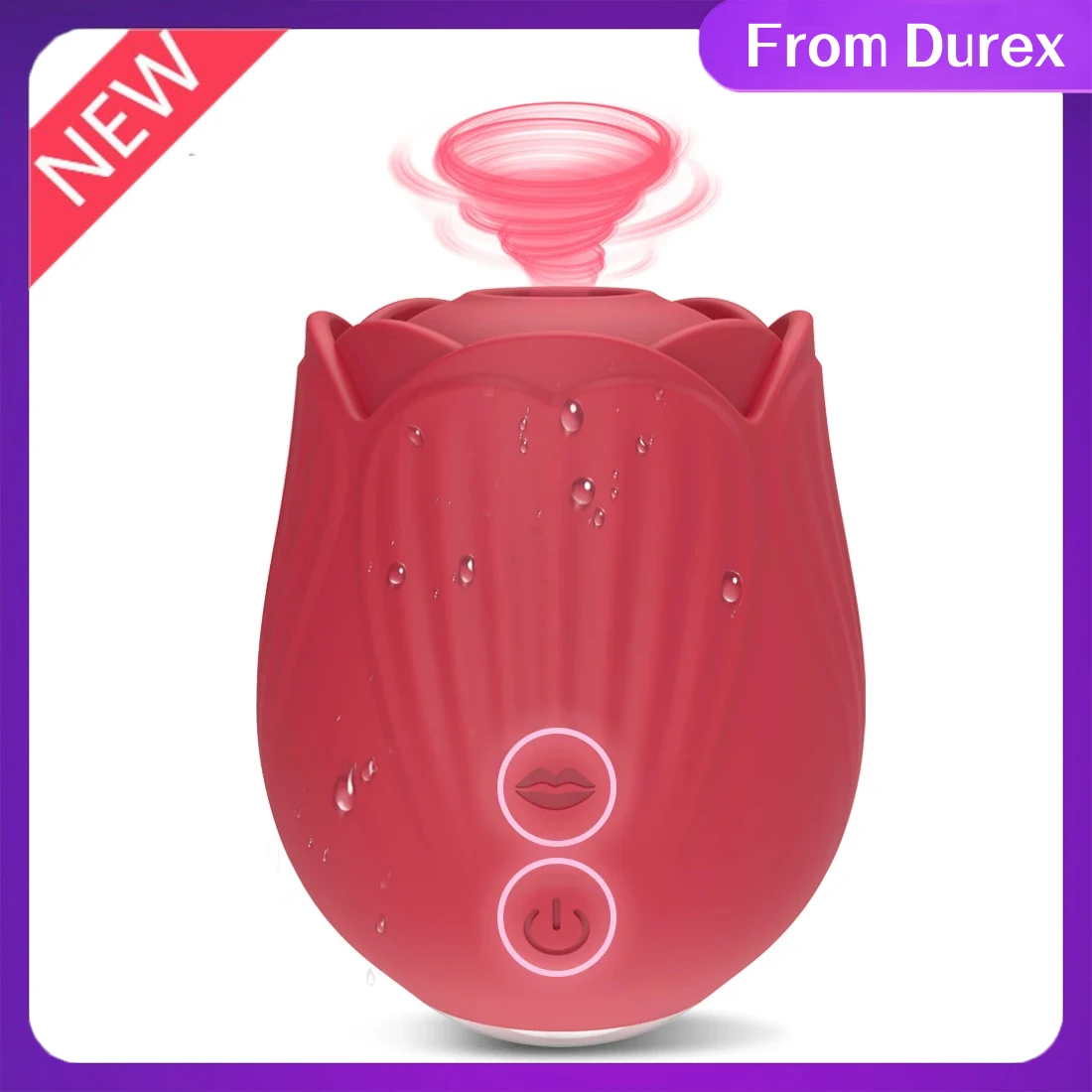 Vibromasseur à succion vaginale en forme de rose pour femme, jouets iniques, ventouse, léchage Chev, UNIS issement du clitoris