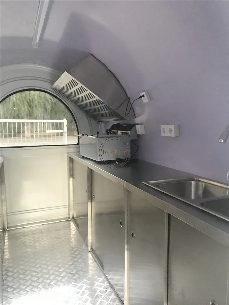 이동식 전기 아이스크림 판매 트럭 푸드 카트 빠른 간식 야외 주방 케이터링 판매 차량 (운전 가능)