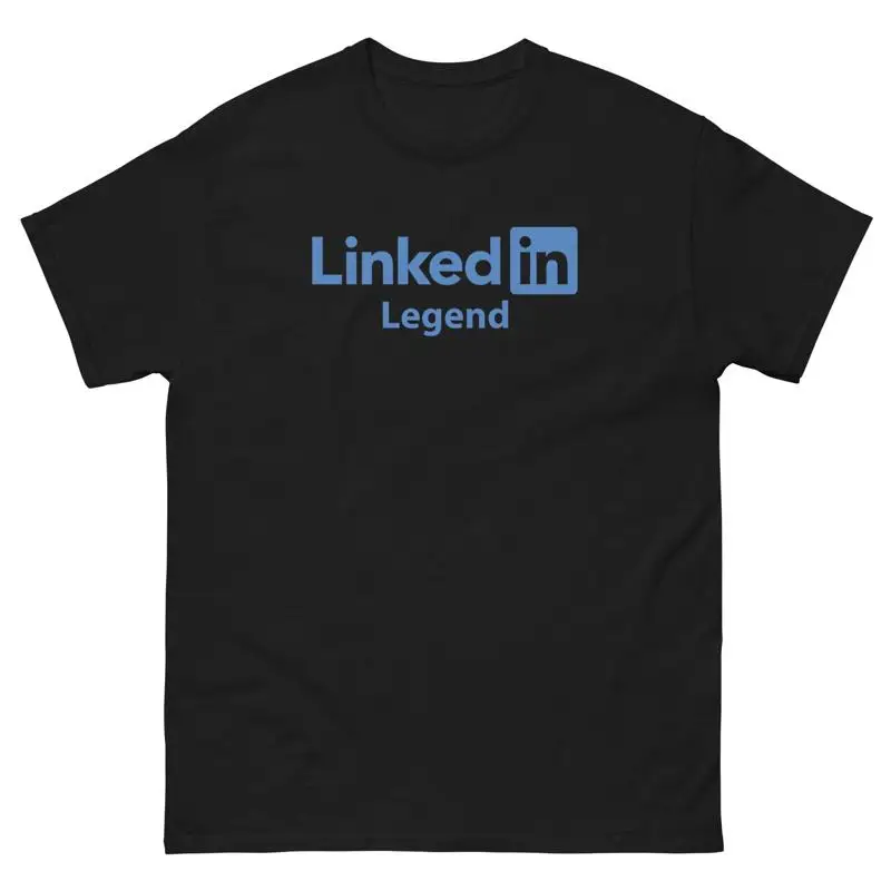 

Linkedin Legend Забавная корпоративная футболка Finance bro