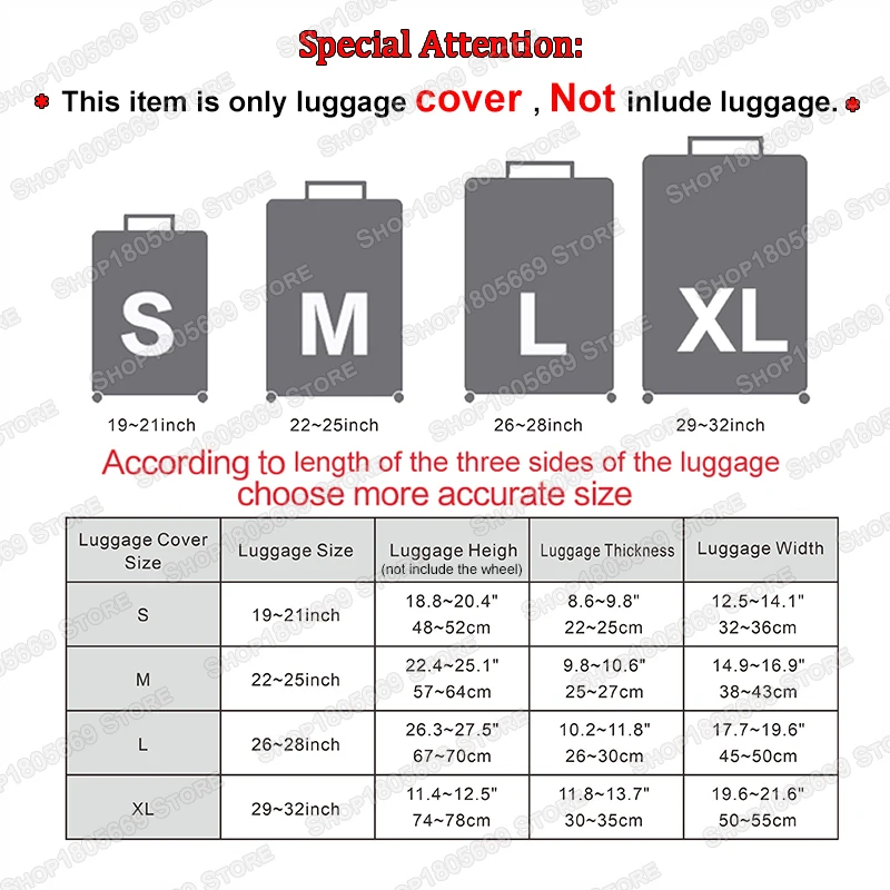 Funny Bad Guilty Dog Luggage Cover Travel Accessories Elastic Suitcase Protective Cover Anti-dust Case Covers For 18-28 Inch