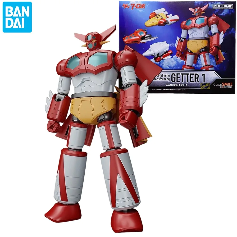 

Original box Goodsmile Company MODEROID GETTER 1 Miniature Figure Finished Model kit PVC Anime full Action Toy Gift for kids set
