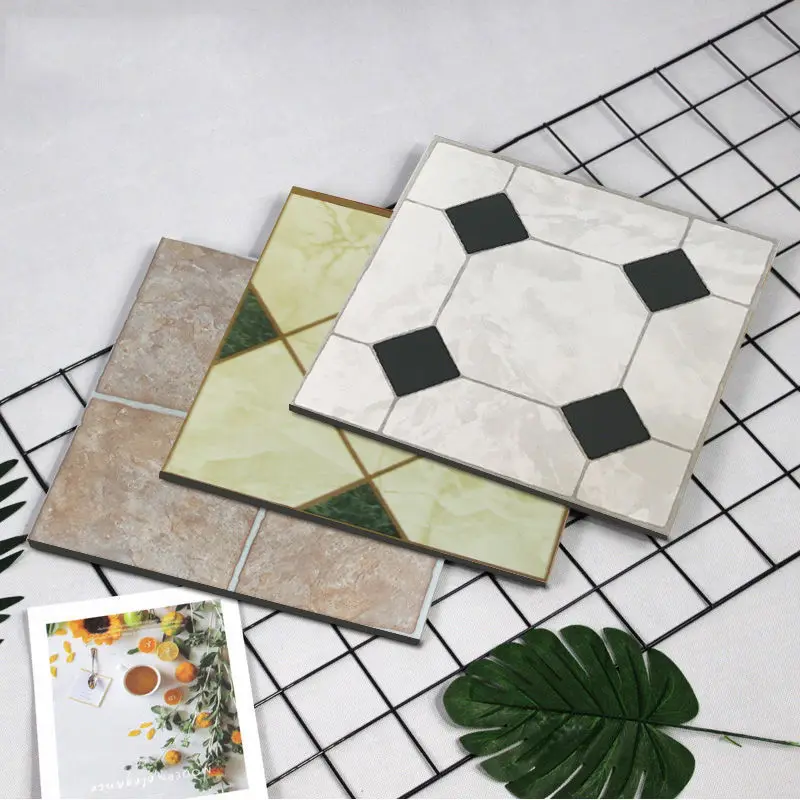 1pc 3D carrelage autocollants imperméable Stickers muraux Pegatinas De Pared peler et coller carrelage salle De bains cuisine dosseret autocollant