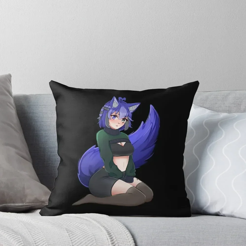 

Shy Ven Black Throw Pillow New year Pillowcases Bed Cushions Anime pillow