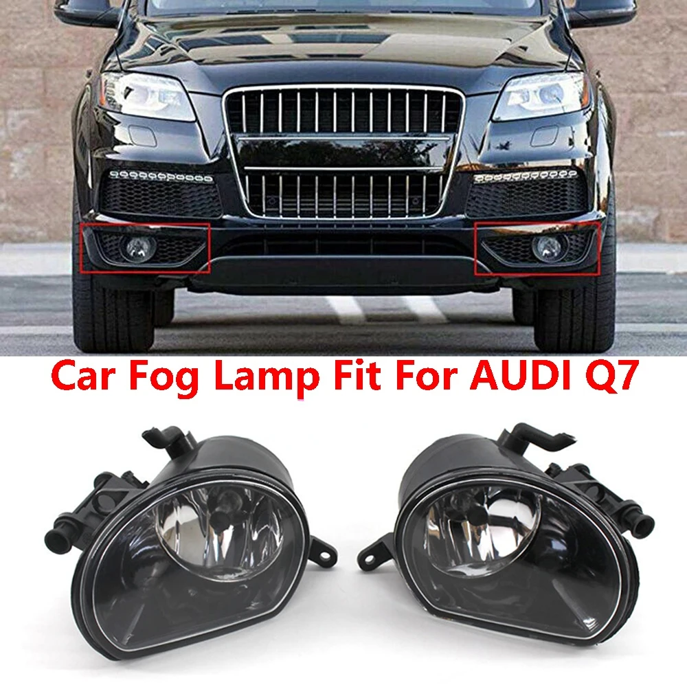 2Pcs Fog Lamp 4L0941699 4L0941700 For Audi Q7 2010 2011 2012 2013 2014 2015 Halogen Front Fog Light Car Light Car-styling