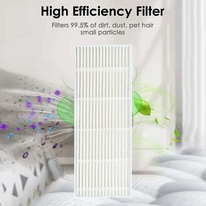 14ชิ้นแปรงด้านข้างตัวกรอง HEPA สำหรับอะไหล่เครื่องดูดฝุ่น M210B M213S เครื่องดูดฝุ่นหุ่นยนต์ M213 M210