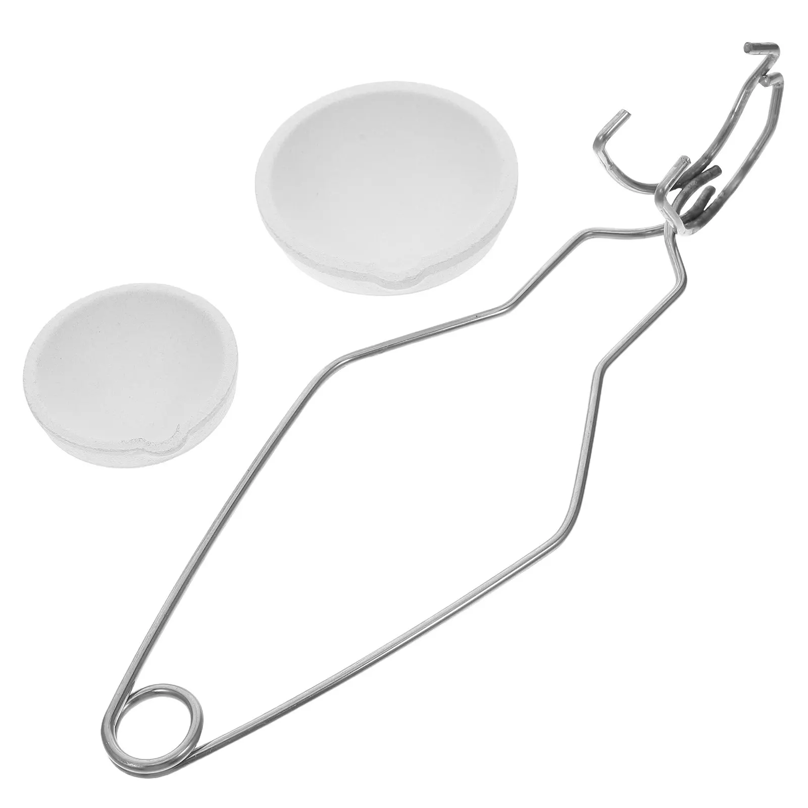 

Crucible Set for Melting Gold Silver Jewelry Crucible Tong Bowls 100G 250G Metal Smelting Casting Kit Bent Tongs