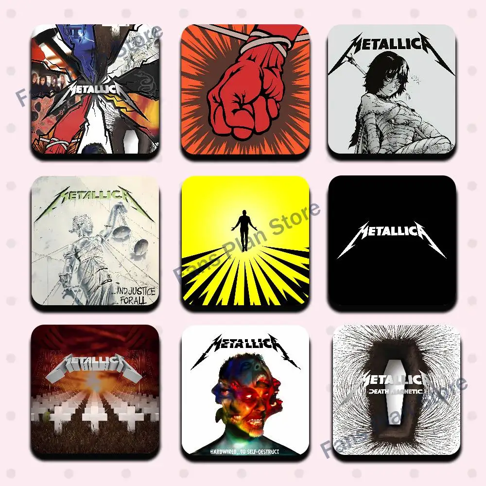 M-Metallica 72 S-Seasons Cute Cartoon Anime Refrigerator Magnets Soft Magnetic Heat Transfer Refrigerator Magnets Gift