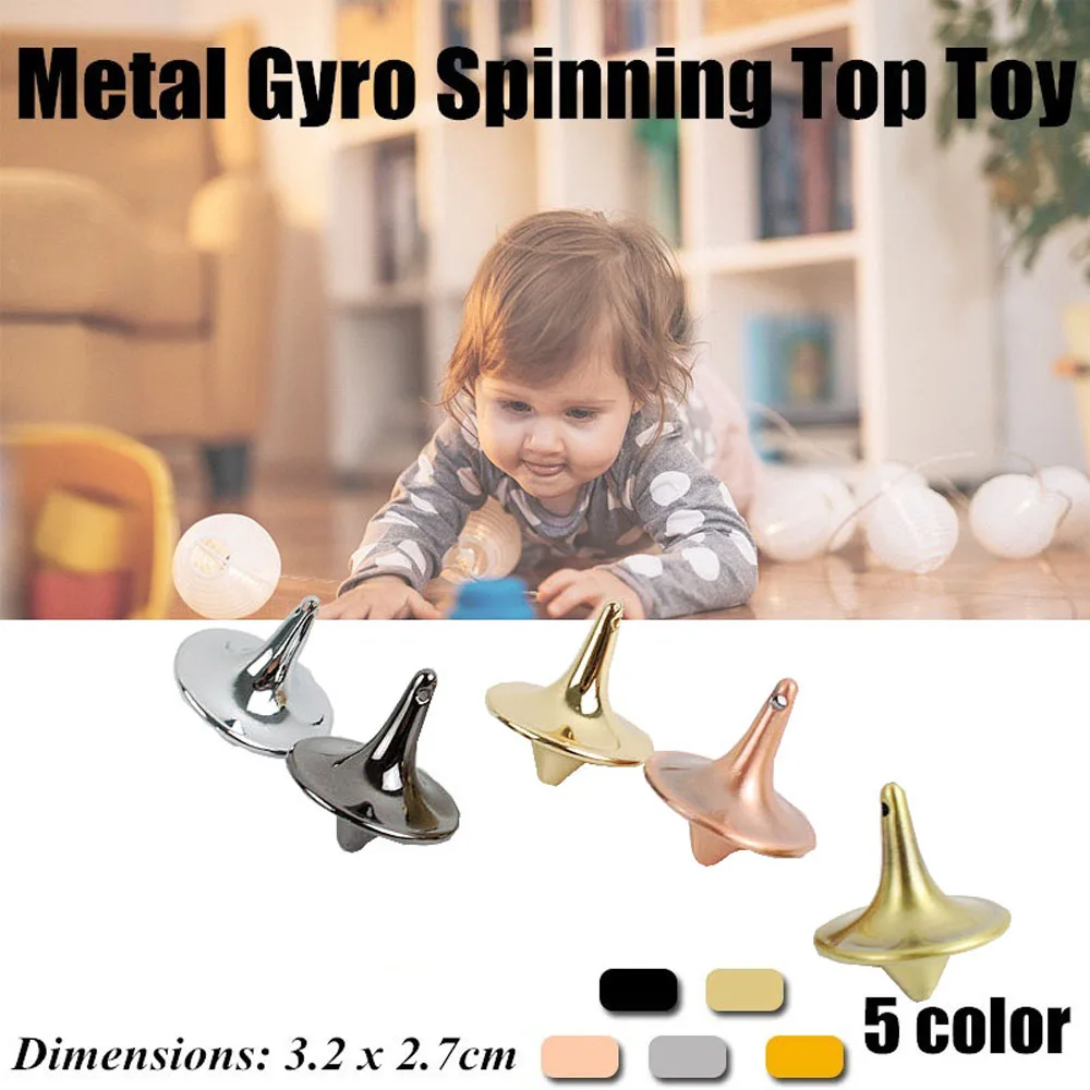 

Creative Exquisite No Resistance Magic Gift Mini Gyro Spinning Top Toys Gyroscope