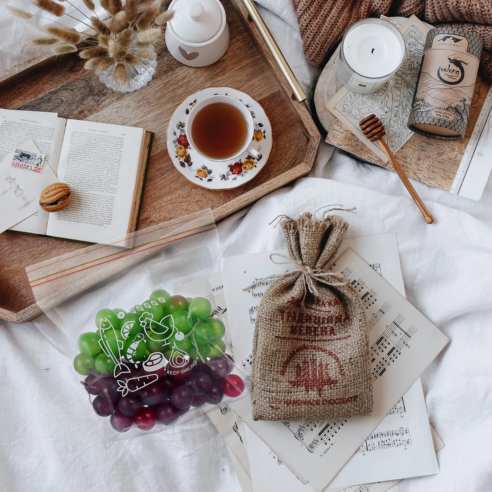 

15Pcs Transparent Food Pouches Leakproof Resealable Plastic Bags for Snack Fruit Vegetable Storage Portable Zipper Closure