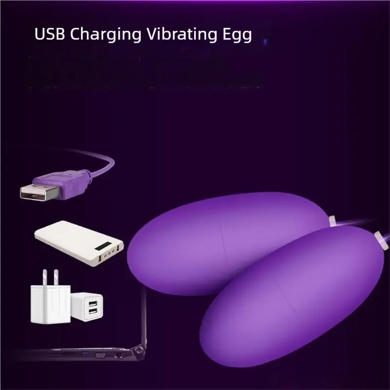 12 Speed Bullet Vibrator For Women Anal Toys USB Vibrating Egg Erotic Dildo Double Vibrators Adult Sex Toys