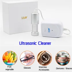 Dentures Ultrasonic Cleaner Machine Wash Glasses Jewelry Fruit Clothes Oscillation