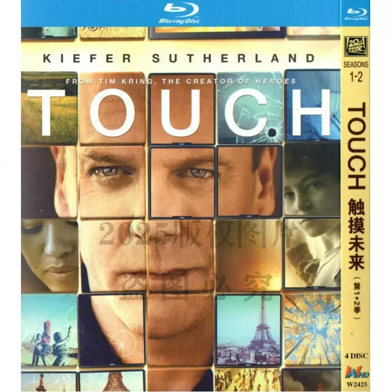 American Science Fiction Drama TV Series Touch the Future Season 1 and 2 High Definition BD Blu-ray 4 Disc