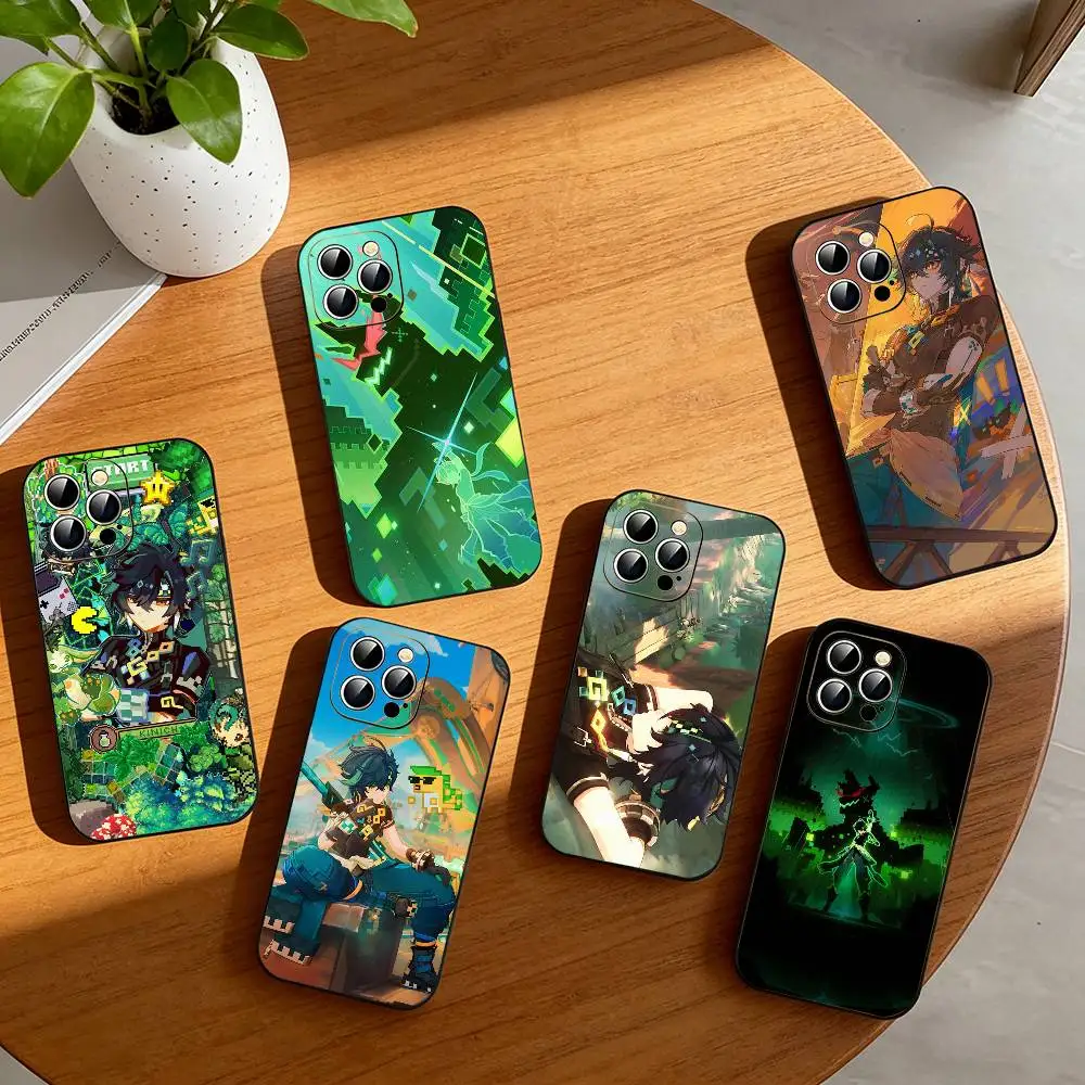 

Genshin Impact Kinich Game Phone Case Silicone Soft For IPhone 17 16 15 14 13 12 11 X XR Plus Pro Max Plus
