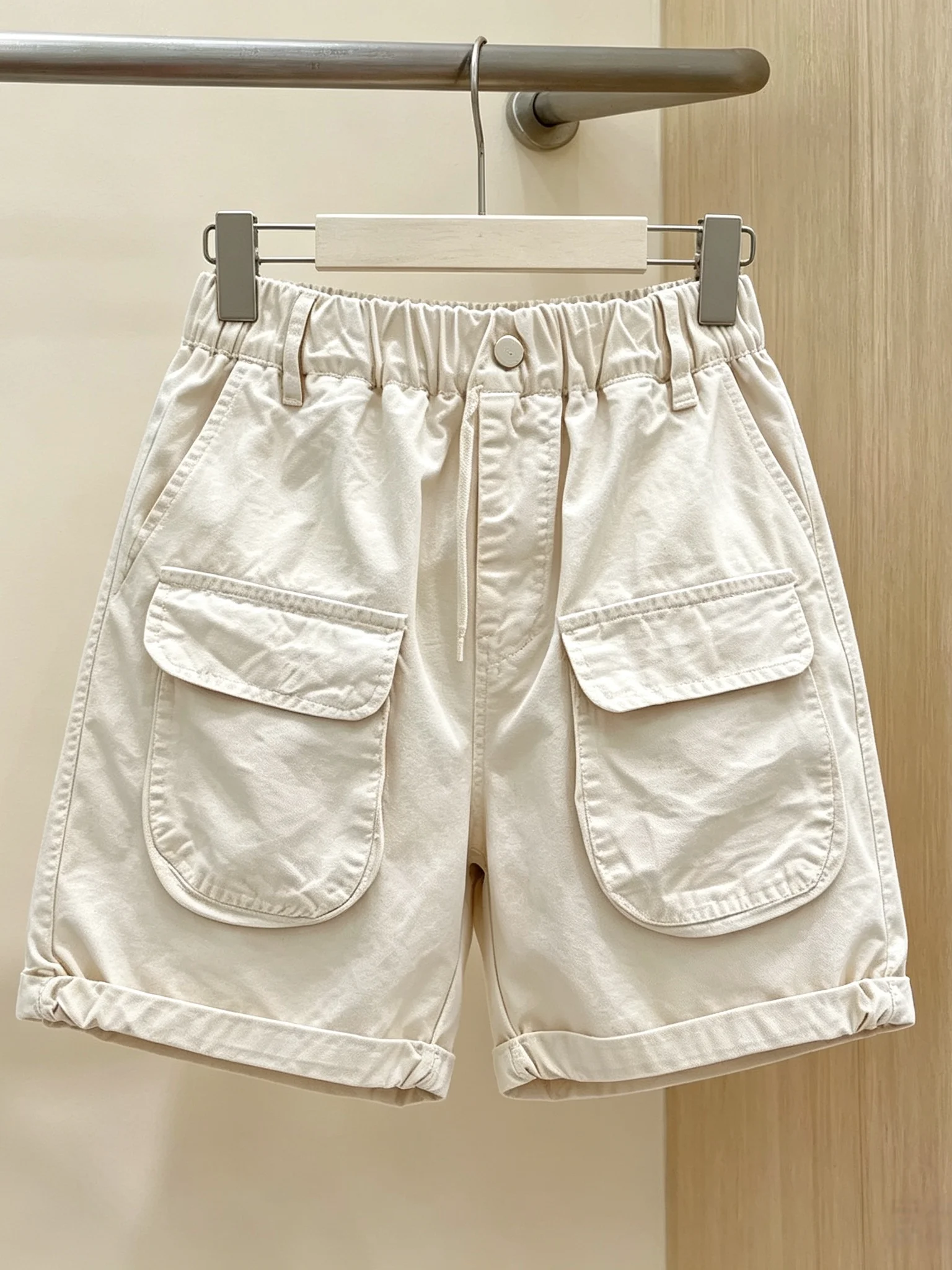 shorts-de-travail-decontractes-pour-filles-pantalon-cargo-en-coton-fin-taille-mi-haute-jambe-droite-sans-ouverture-mode-printemps-automne-vetements-pour-enfants