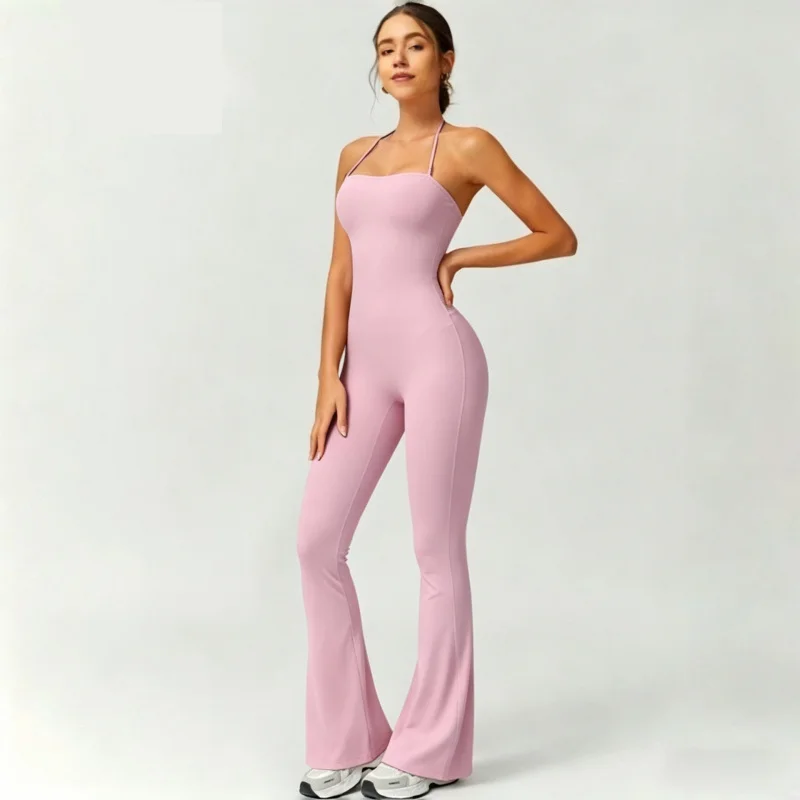Women's Workout Clothes Bodysuit Women Golf Wear Women Yoga Outdoor Summer Sexy Outfits Fitness Jumpsuit Sportswear Woman Gym