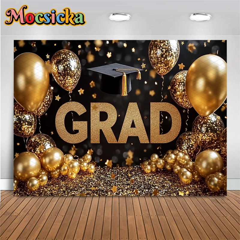 Mocsicka GRAD Photography Background Shooting Props Decorations School Student Graduate Photo Portrait Backdrop Studio Wallpaper
