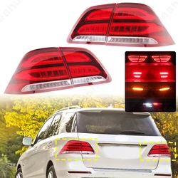 Taillights For Benz ML W166 W164 ML350 ML400 ML320 2012 2013 2014 2015 Taillight LED Tail Lights Rear Lamps Full LED Brake Lamp