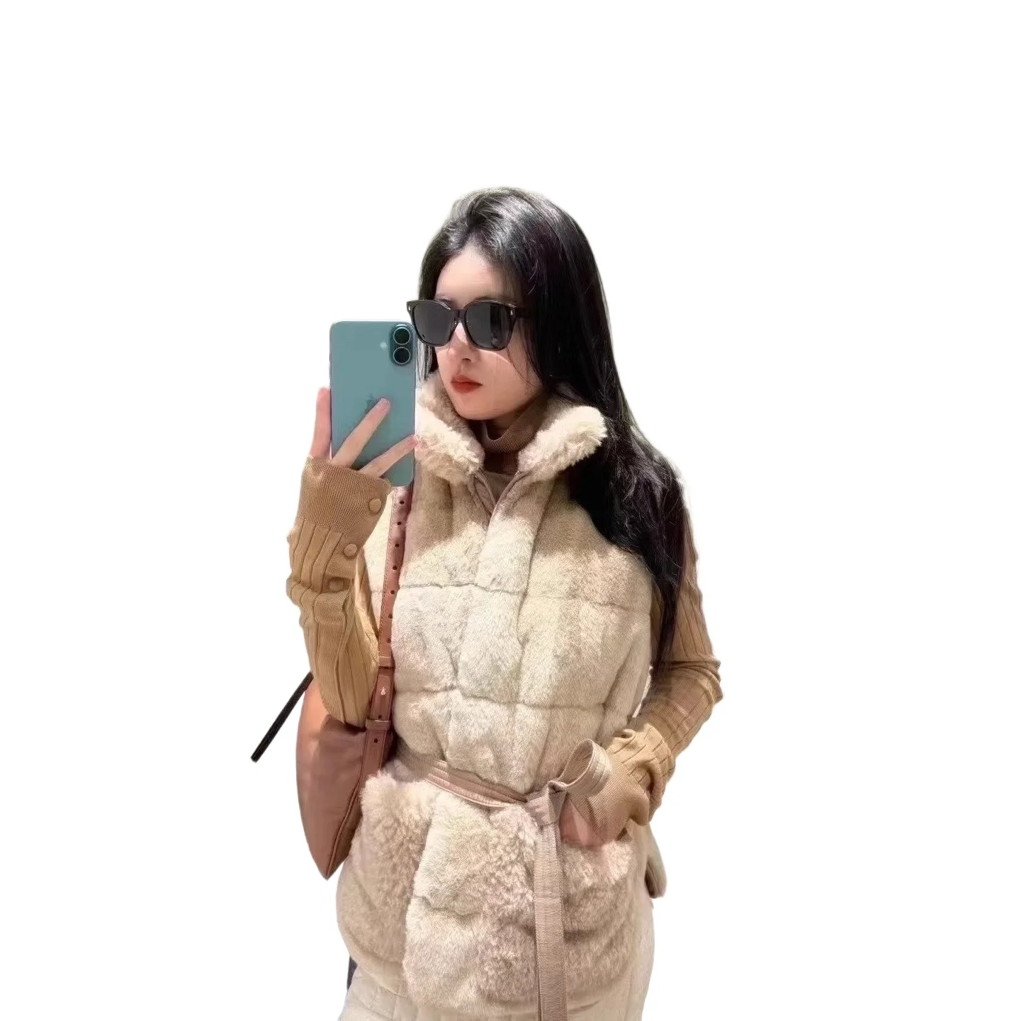 

2025 Новый женский пуховый жилет Тедди, модная универсальная куртка