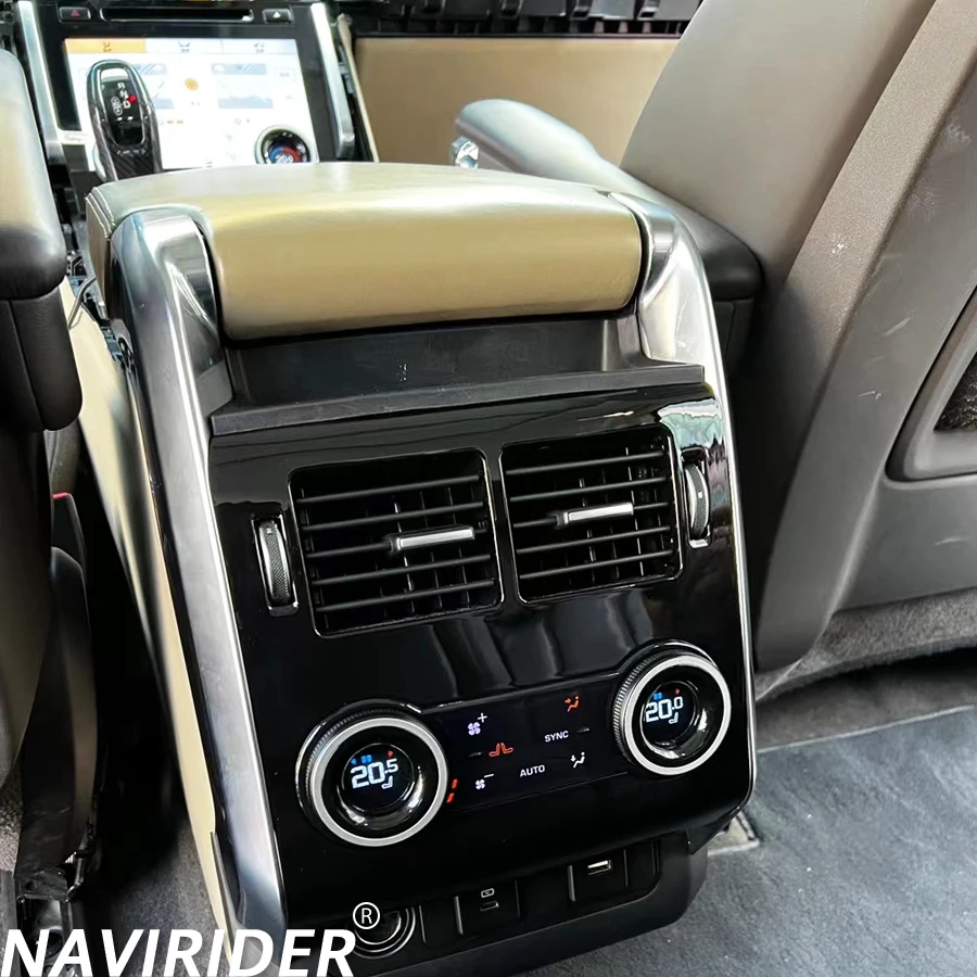 

Rear Climate Control For Land Rover Range Rover Sport L494 2014 - 2017 Panel upgrades Rear Air Conditioning Panel Carbon Fibre