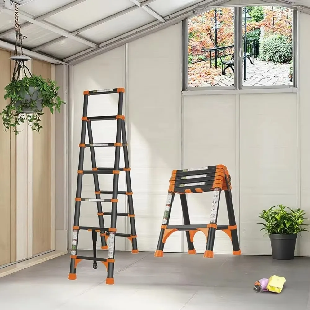 Mini Portable Telescopic Aluminum Ladder Easy To Carry And Use