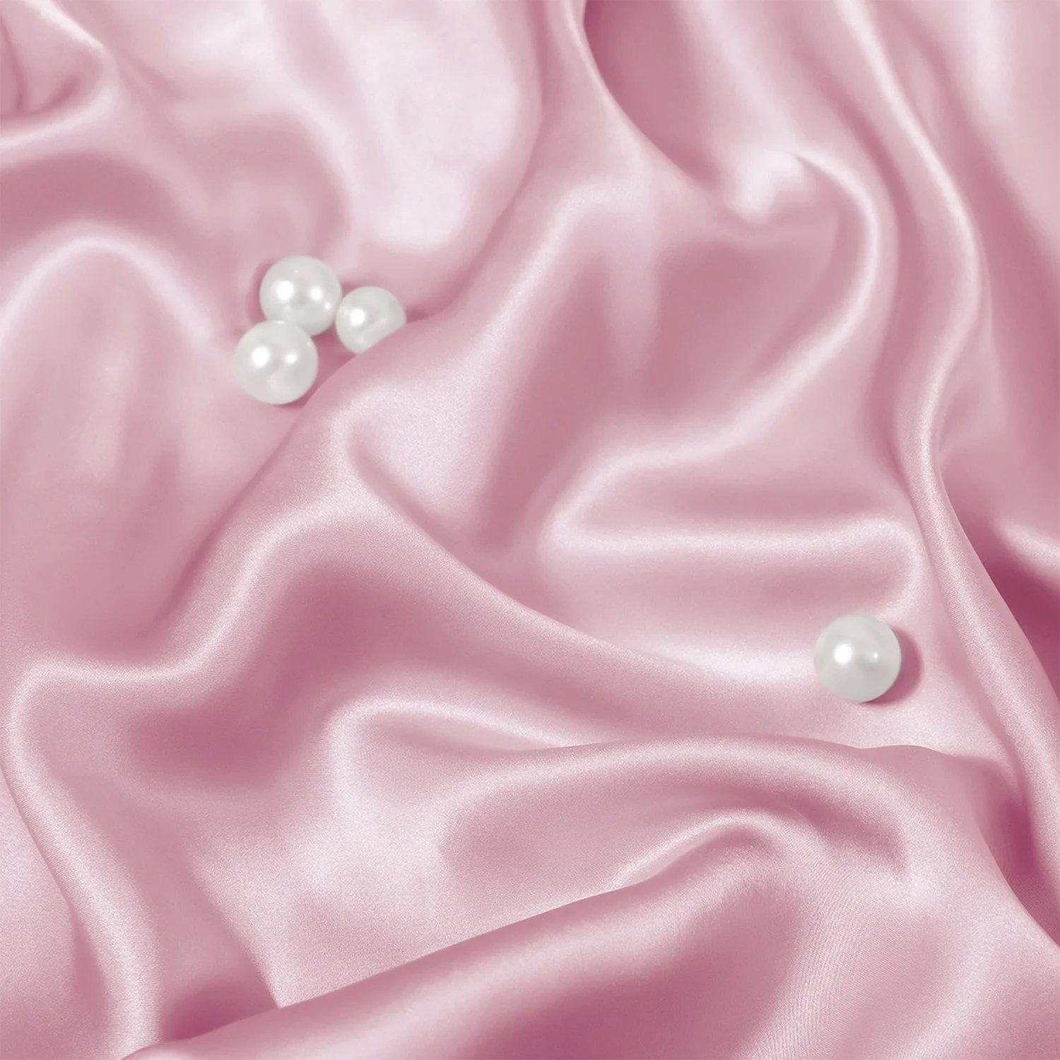 Luxus 4 TEILE/LOS 2 Kissenbezug Haar Scrunchie Nacht Hut Set Mode Imitation Seide Satin Kissenbezug Schlaf Set werkzeug Seidige Kappe – Detail 3