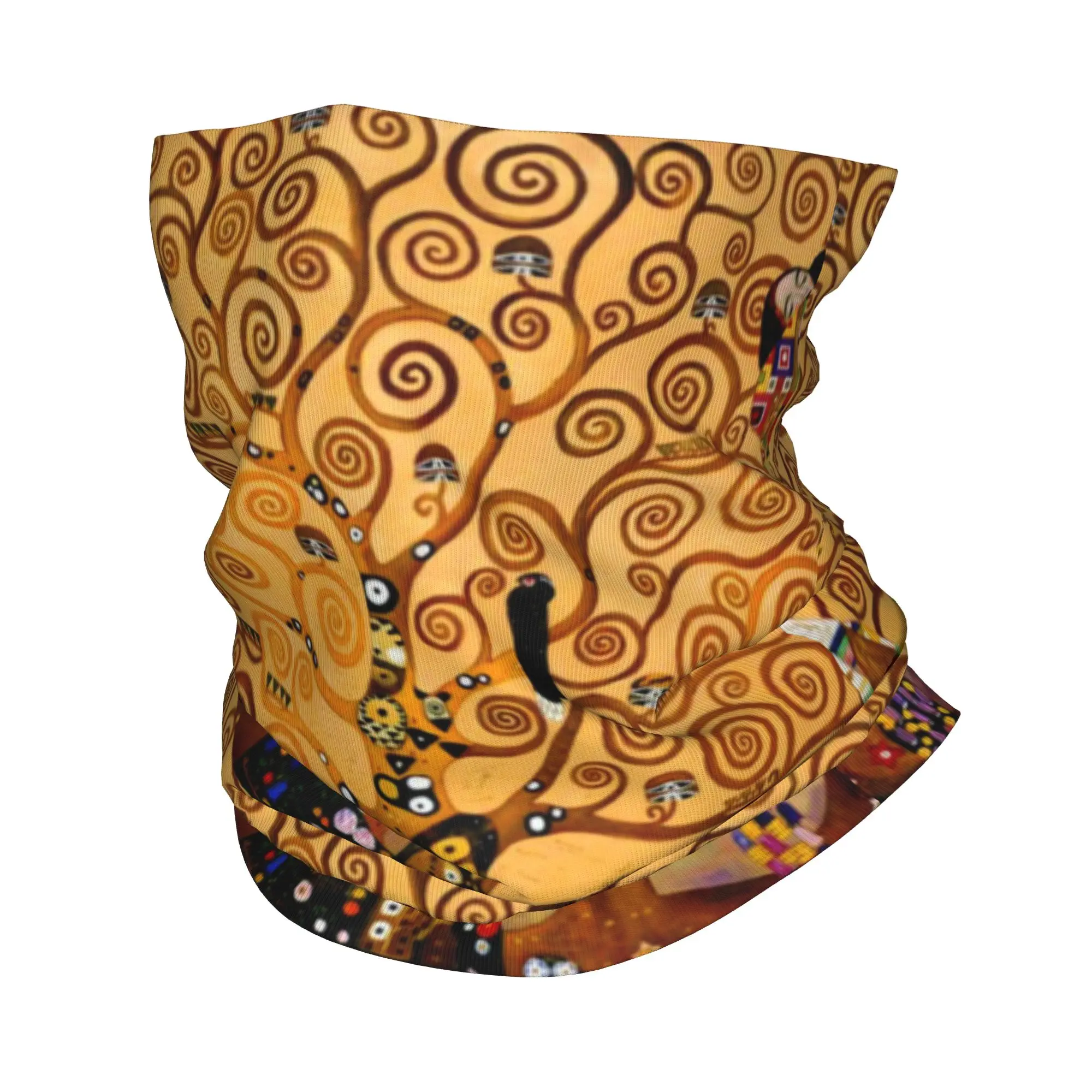 

Tree of Life by Gustav Klimt Fine Art Bandana Neck Gaiter Mask Scarf Warm Headband Outdoor Sports for Men Women Adult Winter