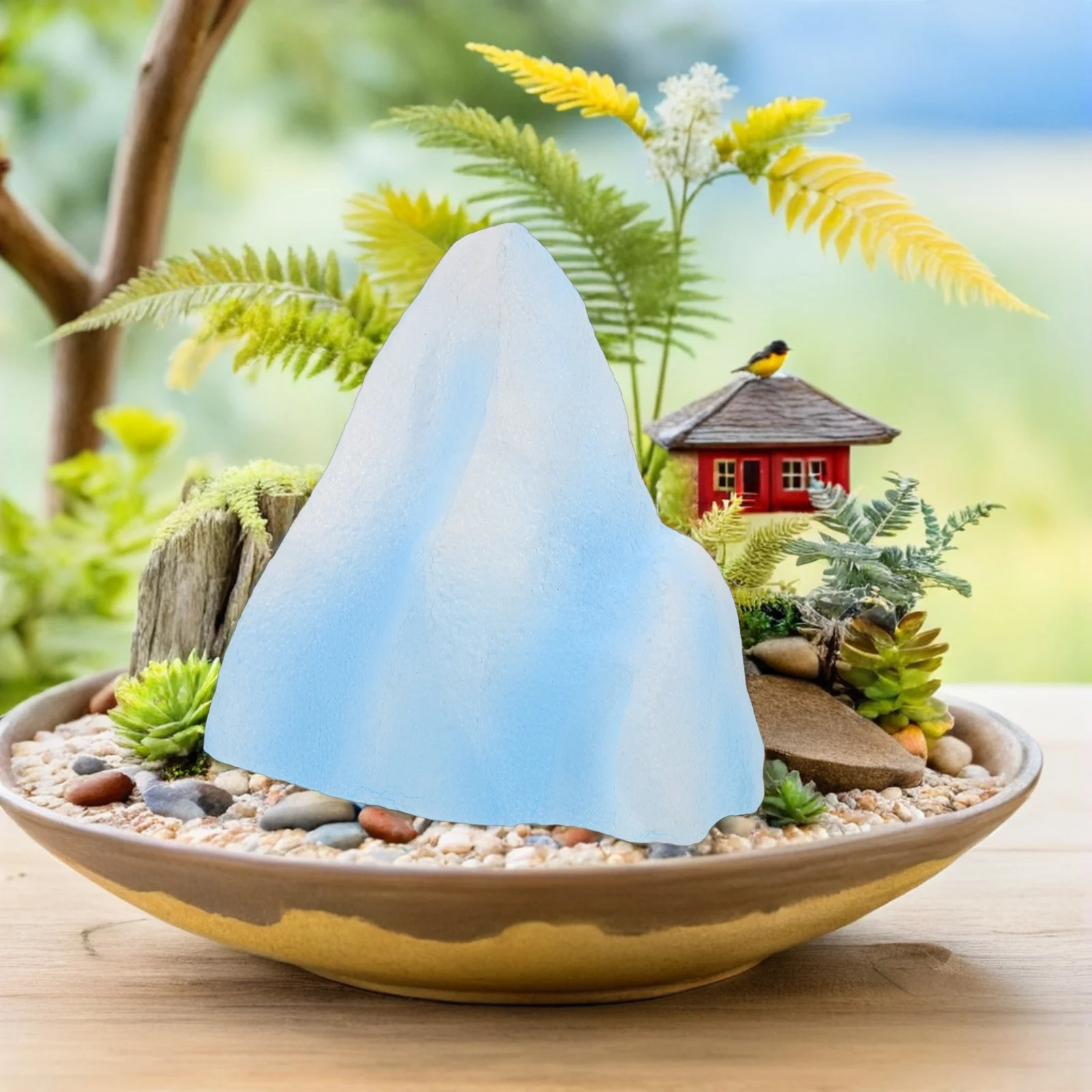 

Artificial Small Iceberg 31X14.5Cm Realistic Foam Snow Mountain For Stage Aquarium Decor Diorama Rocks