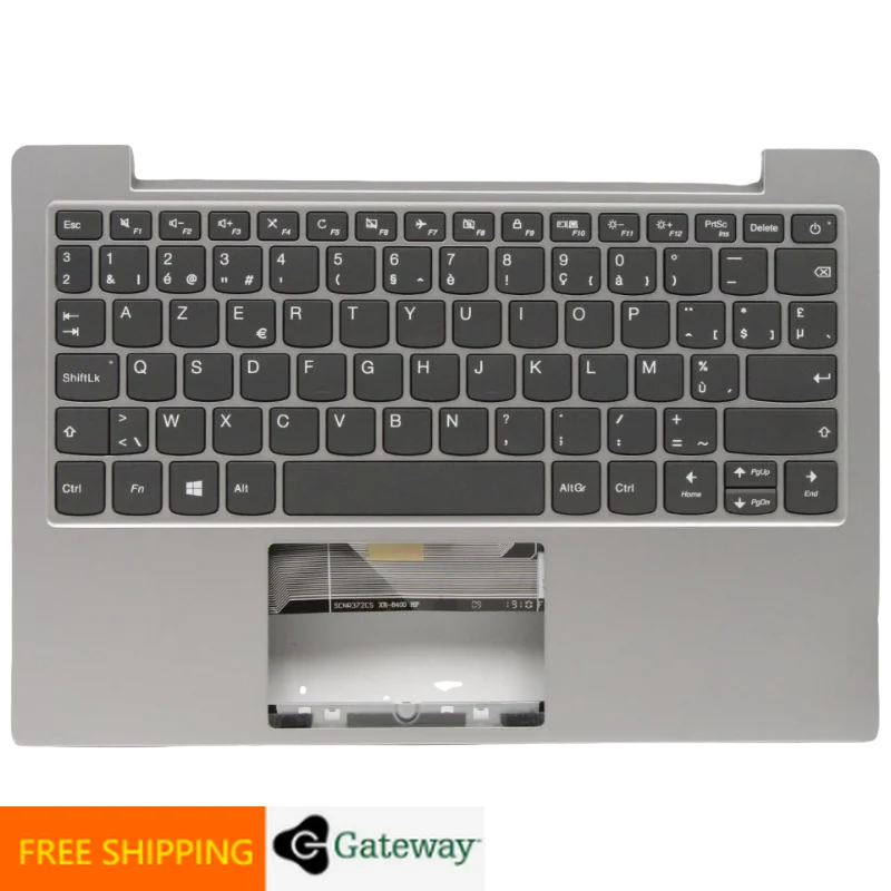 BE Belgian Platinum Grey Keyboard Upper Case Palmrest Shell Cover For Lenovo Ideapad S150 Slim 1 11 11AST 05 5CB0W44029