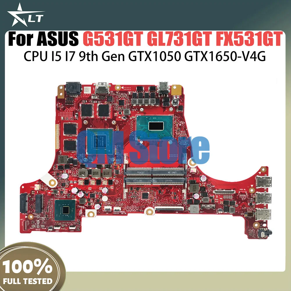 

G531GT Laptop Motherboard For ASUS ROG G531GT G531G G731GT FX531GT Mainboard W I5-9300H CPU GTX1650-4G 100% Fully Test