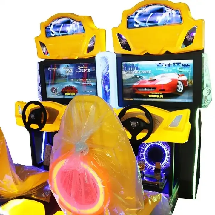 Coin Operated Racing Simulator Cockpit Malaysia Arcade Racing Car Game Machine