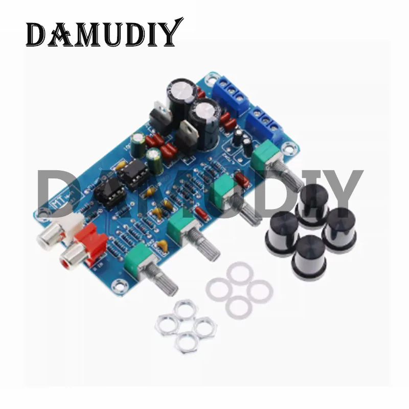 XH-M164 NE5532 Stereo Pre-amp Preamplifier Tone Board Audio 4 Channels Amplifier Module 4CH Control Circuit Telephone Preamp
