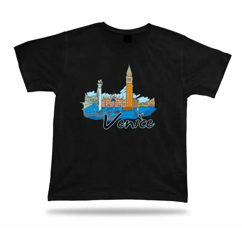 Venice Piazza San Marco Saint Marks Basilica Bridge of Sighs Grand Canal tshirt