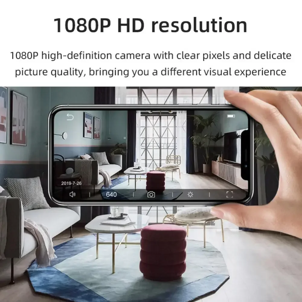 

Mini Wifi Cameras To See With The Mobile WIFI Mini Surveillance Camera HD 1080P Indoor Espionage Camcorder Secret Body Cam