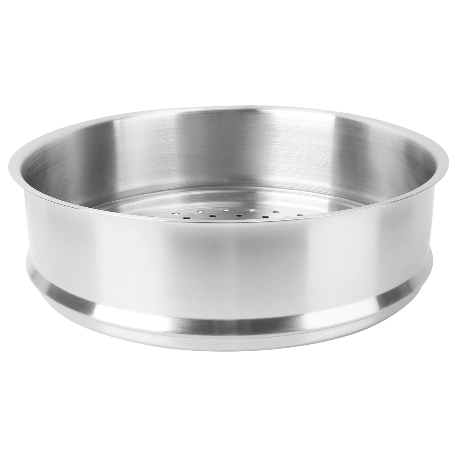 

Stainless Steel Steamer Grid 28Cm Non-Deformable Wear-Resistant Multi-Vent Kitchen Cookware For Dumplings Buns Food