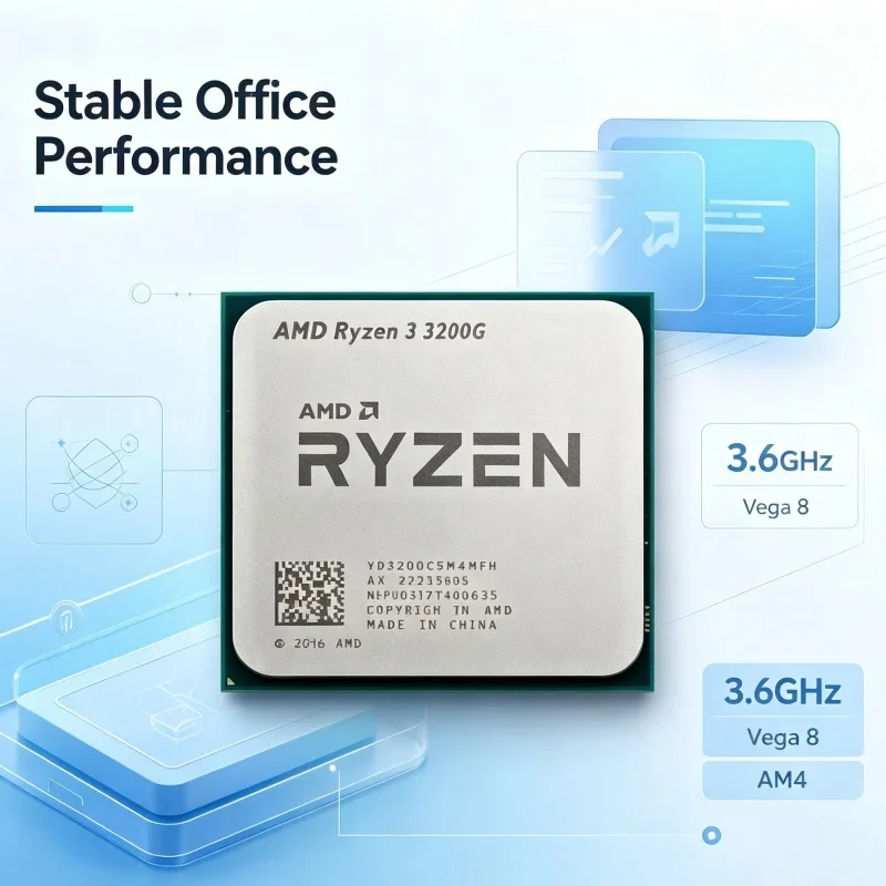 processore-ryzen-3-pro-3200g-socket-am4-36ghz-65w-4‑core-4‑thread-l3-4m-grafica-vega-8-per-pc-desktop-da-ufficio-e-workstation