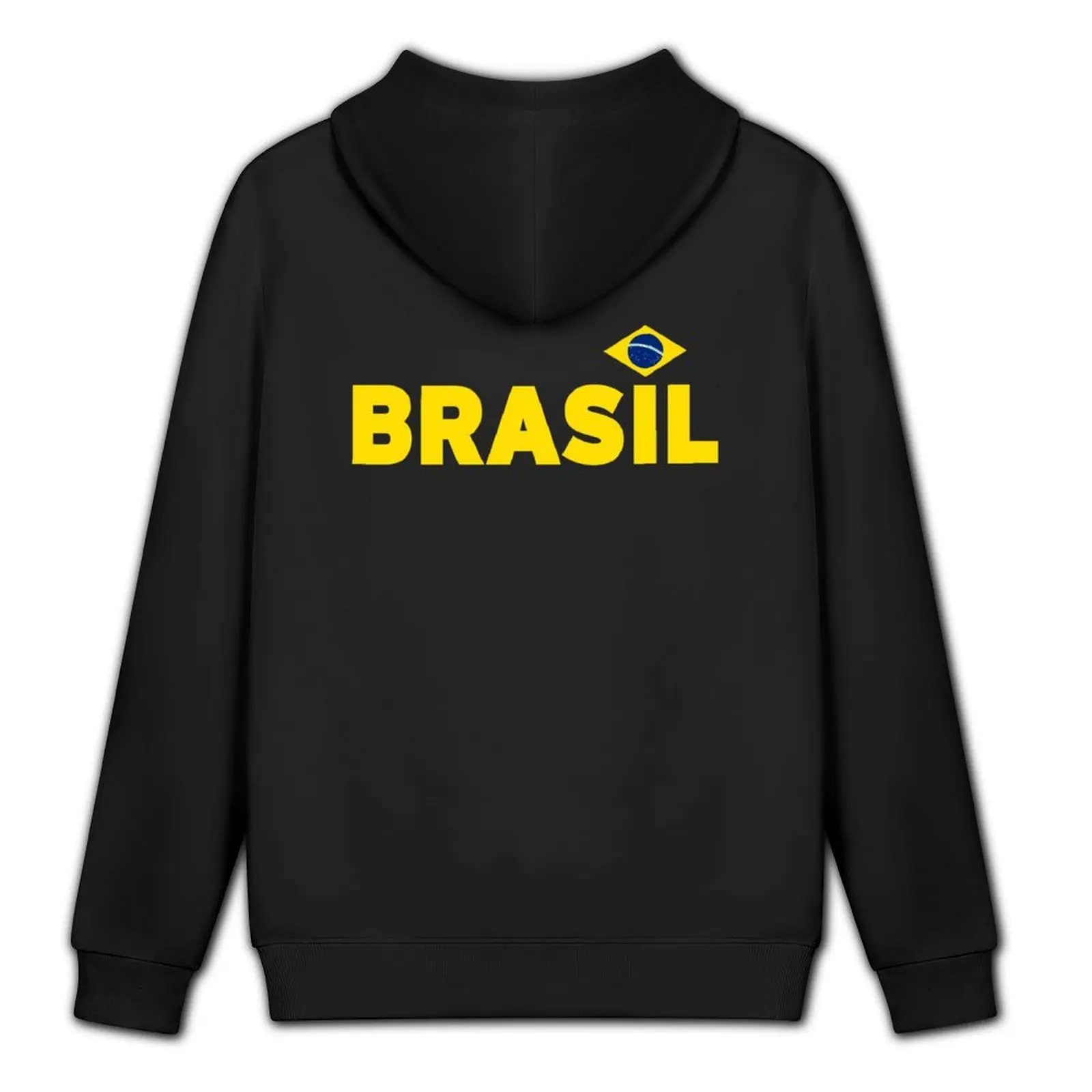 البرازيل المنتخب الوطني البرازيلي فوتبول كرة القدم العلم هوديي الكورية نمط الملابس مقنعين قميص هوديي الرجال